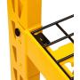 DEWALT 4-Foot Tall, 3 Shelf Steel Wire Deck Industrial Storage Rack, Adjustable for Custom Workshop/Garage Storage Solutions, Total Capacity: 4,500 lbs.