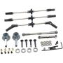 F Fityle Metal Gear Upgrade Bridge Axle Kits for WPL B14 B24 B-24 B16 B36 Q60 1:16 Scale RC Crawler Car Parts Front Rear Axle Pull Rods Bearing Accs