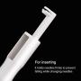 Hicarer 3 Pieces Sewing Needle Inserter Automatic Needle Threader Needle Threading Tool for Sewing Machine (White)