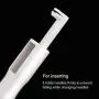 Hicarer 3 Pieces Sewing Needle Inserter Automatic Needle Threader Needle Threading Tool for Sewing Machine (White)