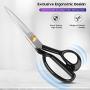 Sewing Scissors, Fabric Scissors, iBayam Professional 9'' All Purpose Heavy Duty Ultra Sharp Scissors Tailor Dressmaker Craft Paper Shears Office Scissors, Silky Smooth Cutting, Right-Handed