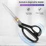 Sewing Scissors, Fabric Scissors, iBayam Professional 9'' All Purpose Heavy Duty Ultra Sharp Scissors Tailor Dressmaker Craft Paper Shears Office Scissors, Silky Smooth Cutting, Right-Handed Sewing Scissors, Fabric Scissors, iBayam Professional 9'' All Purpose Heavy Duty Ultra Sharp Scissors Tailor Dressmaker Craft Paper Shears Office Scissors, Silky Smooth Cutting, Right-Handed