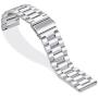 Kartice Bands Compatible with Samsung Galaxy Watch 3 41mm Bands Active 2 44mm 40mm Bands 20mm Solid Stainless Steel Metal Band for Galaxy Active 2 Bands Men Women (Silver)