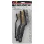 Performance Tool W1149 3-Piece Brass and Stainless-Steel Wire Brush Set Performance Tool W1149 3-Piece Brass and Stainless-Steel Wire Brush Set