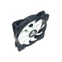 Apevia 512S-WB 120mm 4pin Molex & 3pin Motherboard Black/White Case Fan (5-pk)