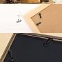 AKOAK 100 Sets Metal Picture Photo Mirror Arch Frame Turn Button with Screws for Hanging Pictures（Black）