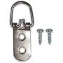 Heavy Duty D-Ring Picture Hangers - 50 Pack - 2 Hole with Screws - Picture Hang Solutions