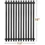 Broilmann 15 Inch Grill Grates for Weber Genesis Silver A, Spirit 500, Spirit E-210, Spirit S-200/210, Porcelain Enameled Cooking Grid Grates, Replacement for Weber 7522 7523 65904 65905 Broilmann 15 Inch Grill Grates for Weber Genesis Silver A, Spirit 500, Spirit E-210, Spirit S-200/210, Porcelain Enameled Cooking Grid Grates, Replacement for Weber 7522 7523 65904 65905