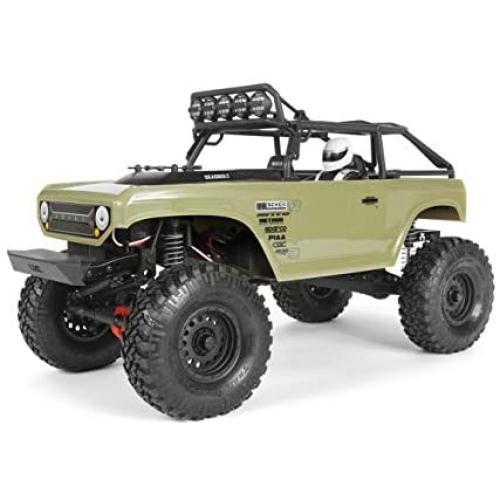 Axial SCX10 II Deadbolt 4WD RC Rock Crawler Off-Road 4x4 Electric RTR with 2.4GHz Radio, Waterproof ESC, 1/10 Scale (Olive Drab)