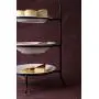 Creative Home Iron Works 3-Tier Metal Dinner Plate Rack Party Food Server, 20'' H, Black