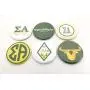 Sigma Alpha Set of 6 Pin-Back Buttons