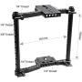 SMALLRIG Professional Camera Cage for Canon, for Nikon, for Sony, for Panasonic GH3/GH4 with Battery Grip-1750