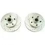 Front Semi Metallic Pads & Performance Drilled Slotted Coated Rotor Kit Front Semi Metallic Pads & Performance Drilled Slotted Coated Rotor Kit