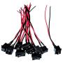 VQVAAQ AC 6A/250V 10A/125V 2 Solder SPST On/Off Mini Boat Wired Rocker Switch 2Pin Toggle SPST Switch Snap with Lines
