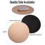 Round Mouse Pad LoiStu Round Aluminum Alloy Mouse Pad Winter and Summer Dual-Use Waterproof Antiski Matte Metal / High-Grade PU Leather Mouse Pad (Gold)
