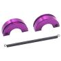 2Pack Mirthobby Metal Engine Clutch Shoe Spring Upgrade Part for HSP Redcat Racing Himoto Traxxas 1/10 RC Nitro Racing Car Truck (Purple)