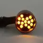 Bompa 2pcs LED Turn Signal Lights Motorcycle Indicators Blinker Amber Light Universal 12V for Harley Honda Yamaha Suzuki (Turn Signal Lights C) Bompa 2pcs LED Turn Signal Lights Motorcycle Indicators Blinker Amber Light Universal 12V for Harley Honda Yamaha Suzuki (Turn Signal Lights C)