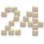 Homemory Battery Operated LED Tea Lights, Pack of 24, Flameless Votive Tealights with Warm White Flickering Bulb Light, Small Electric Fake Tea Candle Realistic for Wedding, Table, Gift, Outdoor