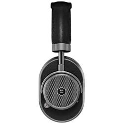 Master & Dynamic MW65 Active Noise-Cancelling (Anc) Wireless Headphones – Bluetooth Over-Ear Headphones with Mic – Gunmetal/ Black Leather