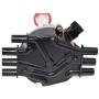 A-Team Performance Complete Direct EFI Distributor 6 Cylinders Vortec Male Cap Compatible with Chevy Chevrolet GM 90° V6 4.3L / 262 1995-2007, Black Cap