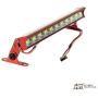 HobbyMarking RC Car 1/10 Metal Roof Lamp 11 LED Light Bar for 1/10 RC4WD Axial CC01 RC Crawler Truck Jeep Wrangler Part (Red)