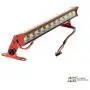 HobbyMarking RC Car 1/10 Metal Roof Lamp 11 LED Light Bar for 1/10 RC4WD Axial CC01 RC Crawler Truck Jeep Wrangler Part (Red)