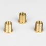 Homyl Pack of 5 Universal Gear Shift Knob Adapter Nuts Insert Set M10x1.25 Gold