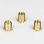 Homyl Pack of 5 Universal Gear Shift Knob Adapter Nuts Insert Set M10x1.25 Gold