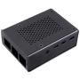 ILS - Aluminum Alloy Metal Case Turtle Body Outer Casing with Wall Mount Bracket for Raspberry Pi 4 ILS - Aluminum Alloy Metal Case Turtle Body Outer Casing with Wall Mount Bracket for Raspberry Pi 4