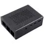 ILS - Aluminum Alloy Metal Case Turtle Body Outer Casing with Wall Mount Bracket for Raspberry Pi 4