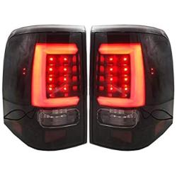 Fit 2002-2005 Ford Explorer SUV Tube White Streak Led Tail Lights Black Housing/Clear Lens