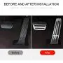 For Toyota Camry Rav4 Lexus ES300 ES350 LS5 Accessories 2018-2020 Aluminum Automatic Transmission Non-Slip Metal Rubber Brake Foot Car Gas Pedal Cover Set Kit 2pcs For Toyota Camry Rav4 Lexus ES300 ES350 LS5 Accessories 2018-2020 Aluminum Automatic Transmission Non-Slip Metal Rubber Brake Foot Car Gas Pedal Cover Set Kit 2pcs
