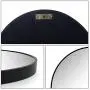 LYNSLIM 32” Black Metal Frame Round Vanity Mirror - Decorative Wall Mirror for Bedroom Bathroom Washroom Living Room Entrance Mirror (Black, 32in) LYNSLIM 32” Black Metal Frame Round Vanity Mirror - Decorative Wall Mirror for Bedroom Bathroom Washroom Living Room Entrance Mirror (Black, 32in)