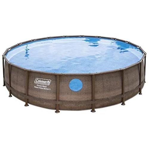 Coleman 18 x 48 Power Steel Swim Vista Series II Swimming Pool Metal Frame