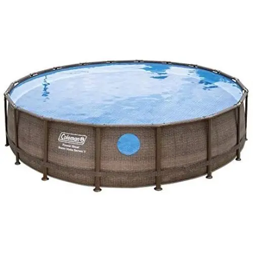 Coleman 18 x 48 Power Steel Swim Vista Series II Swimming Pool Metal Frame Coleman 18 x 48 Power Steel Swim Vista Series II Swimming Pool Metal Frame