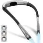 Glocusent LED Neck Reading Light, Book Light for Reading in Bed, 3 Colors, 6 Brightness Levels, Bendable Arms, Rechargeable, Long Lasting, Perfect for Reading, Knitting, Camping, Repairing