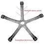 20.5'' Stool Chair Base Replacement Parts to Repair Office Swivel Pneumatic Stool Bottom, Strong Aluminum Metal 20.5'' Stool Chair Base Replacement Parts to Repair Office Swivel Pneumatic Stool Bottom, Strong Aluminum Metal
