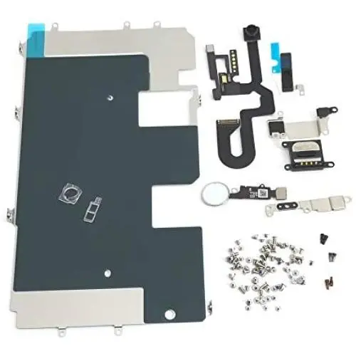 E-REPAIR Screen Assembly Metal Bracket Front Camera Flex Cable Small Parts Set Replacement for iPhone 8 Plus (5.5 inch) (Silver) E-REPAIR Screen Assembly Metal Bracket Front Camera Flex Cable Small Parts Set Replacement for iPhone 8 Plus (5.5 inch) (Silver)