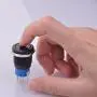 Ulincos Latching Push Button Switch U19C1 1NO1NC SPDT ON/OFF Black Metal Shell with Green LED Suitable for 19mm 3/4'' Mounting Hole (Green) Ulincos Latching Push Button Switch U19C1 1NO1NC SPDT ON/OFF Black Metal Shell with Green LED Suitable for 19mm 3/4'' Mounting Hole (Green)