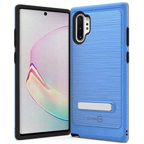 CoverON Metal Kickstand SleekStand Series for Samsung Galaxy Note 10 Plus Case/Note 10 Plus 5G Case - Blue