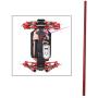 F Fityle 1/12 Remote Control Car Metal Upgrade Parts Central Drive Shaft Fit for WLtoys 124018 124019 Spare Fittings Replacement Accessories - Red
