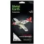 Metal Earth Fascinations ICONX Tuskegee Airmen P-51D Mustang Red Tail 3D Metal Model Kit Metal Earth Fascinations ICONX Tuskegee Airmen P-51D Mustang Red Tail 3D Metal Model Kit