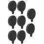 Brake Pads,4 Pairs Red Copper Semi Metal Brake Disc Rotor Pad Replacement Parts for 10in Electric Scooter