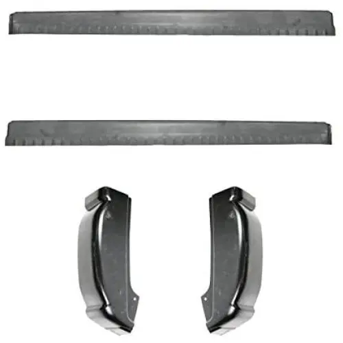 Rocker Cab Corner Repair Panel Kit for 99-07 Sierra Silverado 4 Dr Extended Cab