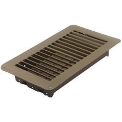 Accord ABFRBR48 Floor Register with Louvered Design, 4-Inch x 8-Inch(Duct Opening Measurements), Brown