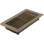 Accord ABFRBR48 Floor Register with Louvered Design, 4-Inch x 8-Inch(Duct Opening Measurements), Brown