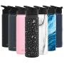 Simple Modern 22 Ounce Summit Water Bottle - Stainless Steel Tumbler Metal Flask +2 Lids - Wide Mouth Double Wall Vacuum Insulated Leakproof Engraved: Lunar