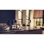 Saeco Xelsis Super Automatic Espresso Machine, Titanium Metal Front, SM7684/04