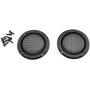 ZYAMY 2pcs Speaker Net Cover High-Grade Car Home Mesh Enclosure Speakers with Mounting Screws Plastic Frame Metal Iron Wire Grilles