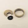 Bosidetool 3 Pcs Metal Cable Grommet, Zinc Alloy Desk Table Grommet Cable Cord Hole Cover for Home and Office, Fits 2.08 inch Hole (53mm Bronze)